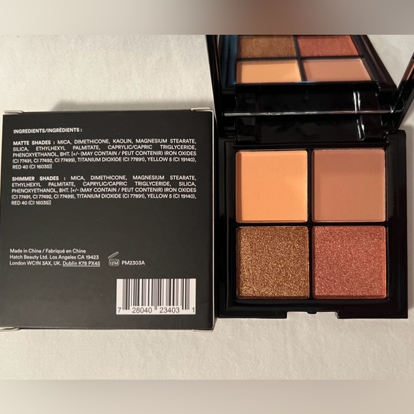 🌟NIB🌟 PHASE ZERO Quad Eyeshadow Palette in Santorini 🌟GREAT NEUTRALS🌟 - Picture 4 of 6